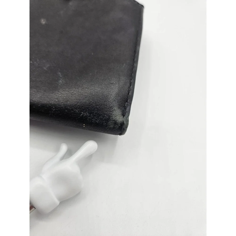 Coach Alexandra Slim Envelope‎ Wallet Black Women's Silver Clasp